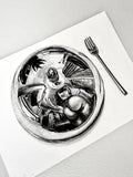 ROOM SERVICE - ORIGINAL FRAMED