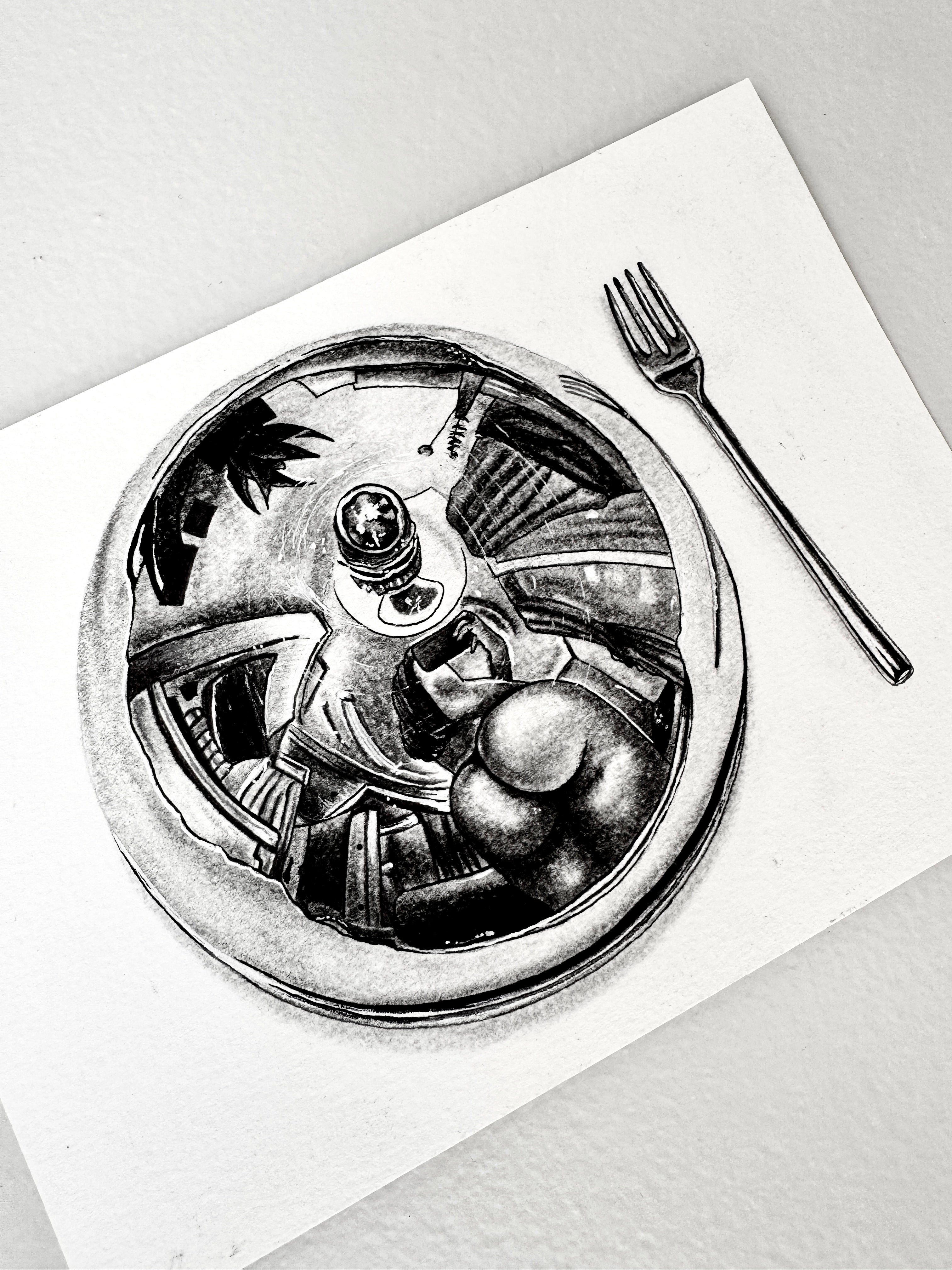 ROOM SERVICE - ORIGINAL FRAMED